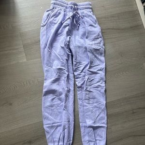 Frankies bikini purple sweatpants